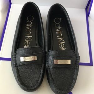 Calvin Klein leather moccasins